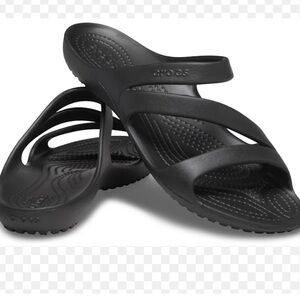 CROCS KADEE II Women's Black Multi-Strap Comfort Sandal SIZE 8w
